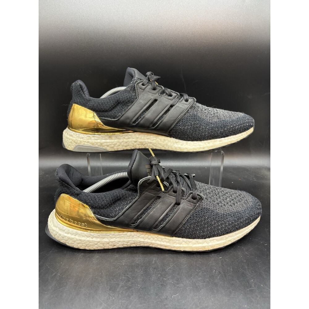 Adidas UltraBoost 2.0 Men’s 13 Limited Gold Medal Sneaker Gold Black BB3929
